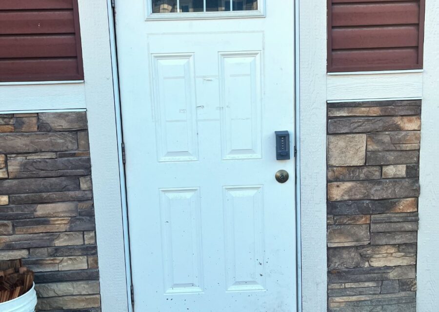 Entry door replacement · Okotoks